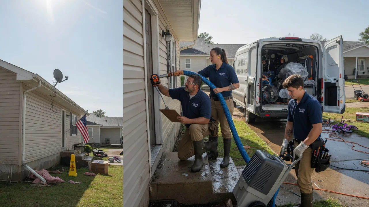 Ceiling Water Damage Restoration in Van, WV near me